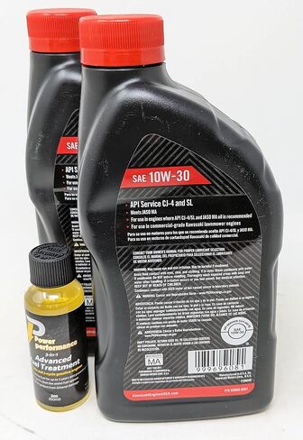 كاواساكي حزمة من 2 99969-6081 SAE 10W-30 4-Cycle زيت المحرك كوارت ومعالجة الوقود in Saudi Arabia