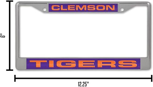 إطار ترخيص ليزر كروم بديل من Rico Industries NCAA Clemson Tigers مقاس 12 بوصة × 6 بوصة in Saudi Arabia