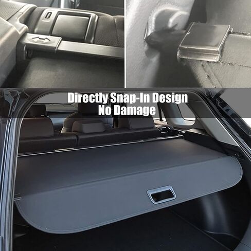 Cargo Cover for Toyota Corolla Cross 2022 2023 Accessories, Leather Retractable Luggage Trunk Cover Security Cover Shield Shade for Corolla Cross Accessories(Not for Corolla) in Saudi Arabia