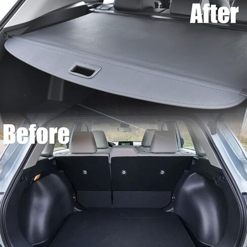 Cargo Cover for Toyota Corolla Cross 2022 2023 Accessories, Leather Retractable Luggage Trunk Cover Security Cover Shield Shade for Corolla Cross Accessories(Not for Corolla) in Saudi Arabia