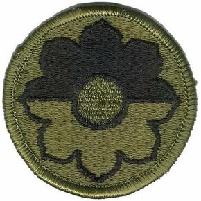 Embroidered Patch - Patches for Women Man - 9TH Infantry Division Patch - Subdued - BDU in Kuwait