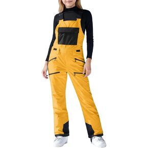 Girls Boys Snow Pants Kids Insulated Bib Overalls Fashion Waterproof Ski Bibs Snowboard Outfit with Adjustable Strap in Saudi Arabia