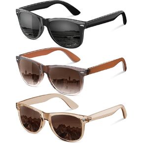 Polarized Sunglasses for Women Men - Trendy Classic Retro Sun Glasses Womens UV Protection for Driving in Saudi Arabia