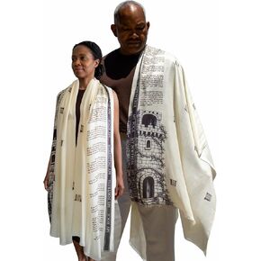 Refuge Prayer Scarf – Christian Scripture Prayer Shawl with Bible Verses, Lightweight Modal Christian Scarf, Christian Gift, Bible Study & Prayer Gift in Saudi Arabia
