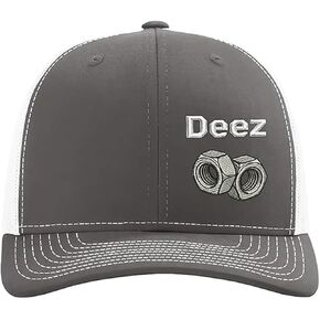 Deez Embroidered Premium Quality Adjustable Hat, Funny Trucker Cap, Breathable Mesh Design Gift for Men Women in Saudi Arabia