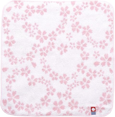 FORTUNA Tokyo Imabari Handkerchief Sakura Cherry Blossoms Design Mini Towel Cotton 100%, Made in Japan in Kuwait