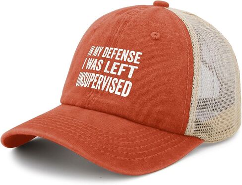 in My defenses iwas Left Unsupervised Hats for Men Aesthetic Washed Distressed in Kuwait