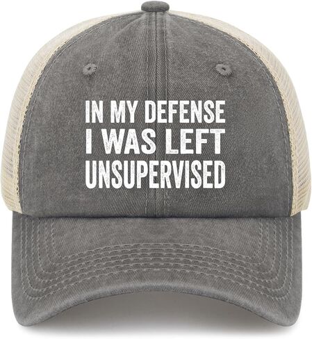 in My defenses iwas Left Unsupervised Hats for Men Aesthetic Washed Distressed in Kuwait