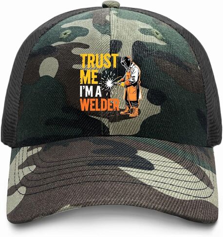 Trust-Me I'm a Welder hat Cool Cap for Son Camo in Saudi Arabia