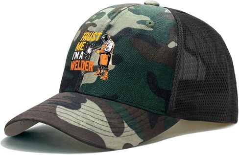 Trust-Me I'm a Welder hat Cool Cap for Son Camo in Saudi Arabia