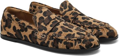 Penny Loafers for Women - Ruched Slip On Flats, Comfortable Dressy Work Shoes for Casual Office in Saudi Arabia