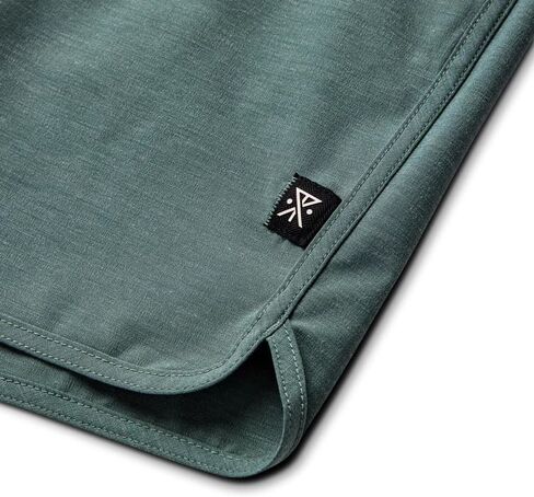 Roark Chiller Scallop Boardshorts for Men | Quick Dry 4-Way Stretch Swim Trunks | 7" Inseam Board Shorts in Kuwait