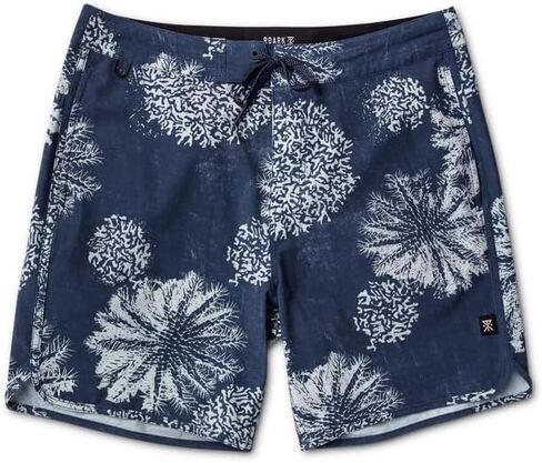 Roark Chiller Scallop Boardshorts for Men | Quick Dry 4-Way Stretch Swim Trunks | 7" Inseam Board Shorts in Kuwait
