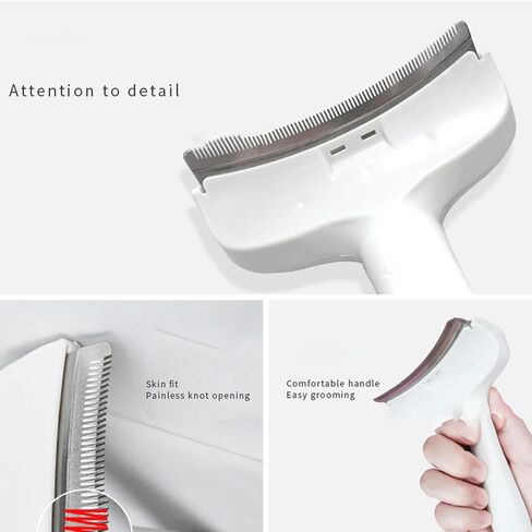Efficient Pet Hair Trimming Tool with Ergonomic Handle for Long Short Haired Cats Dog Grooming Gentle Shedding Control Pet Brush in Saudi Arabia