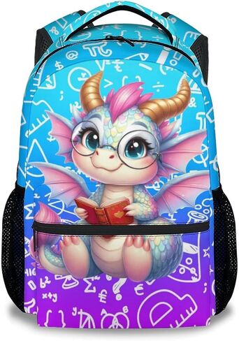 UNIKITTY Girls Unicorn Backpack for School Kids Preschool Bookbag - 17 Inch Kids School Bag with Pockets for Elementary Kindergarten in Saudi Arabia