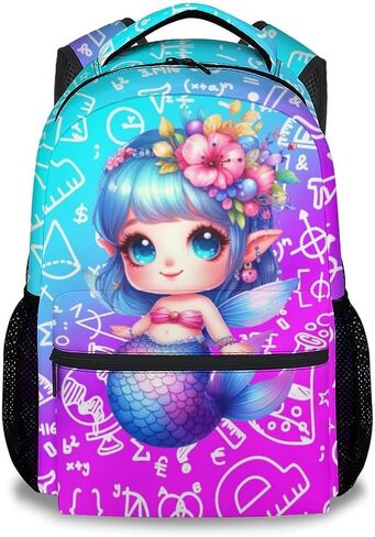 UNIKITTY Girls Unicorn Backpack for School Kids Preschool Bookbag - 17 Inch Kids School Bag with Pockets for Elementary Kindergarten in Saudi Arabia