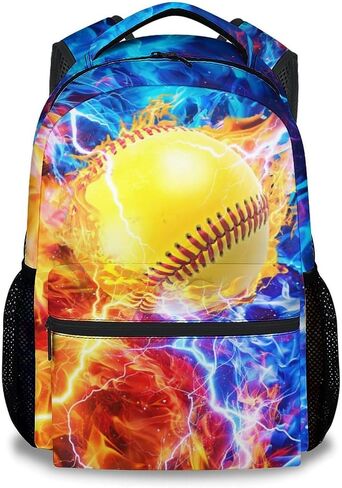Baseball Backpack for Kids Boys - 17 Inch School Bookbag for Boy Students Sports in Saudi Arabia