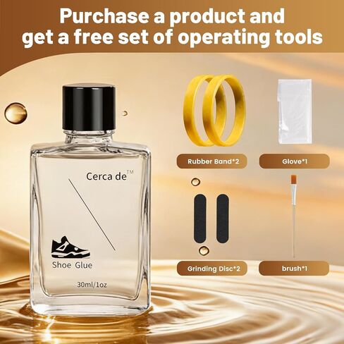 Shoe Glue Heavy Duty，Shoe Sole Repair Adhesive，Clear, Waterproof, high Strength, Strong Shoe Glue for Sneakers, Leather Shoes, Hiking Shoes, Boots, Sandals, 1oz. in Saudi Arabia