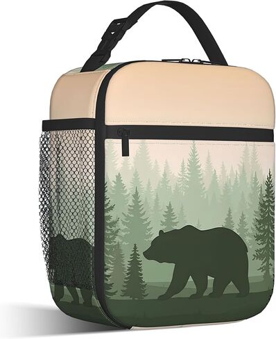 Black Cat Lunch Bag for Kids,Astrology Planet Insulated Lunch Box for Women, Large Capacity with Mutiple Pockets Gilrs Boys School Thermal Bag for Work,Picnic,Hiking in Saudi Arabia