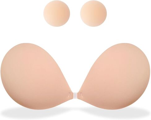 MITALOO Seamless Adhesive Bra Sticky Strapless Invisible Push up Bras Silicone Backless Nipple Cover for Women in Kuwait