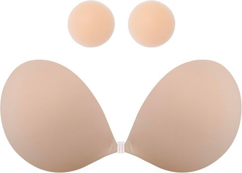 MITALOO Seamless Adhesive Bra Sticky Strapless Invisible Push up Bras Silicone Backless Nipple Cover for Women in Kuwait