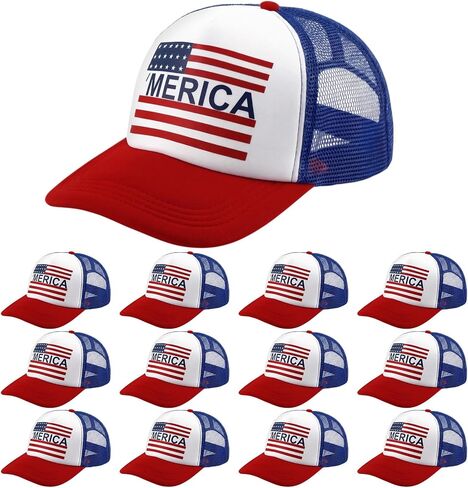 Chicingyou 6 Pcs 4th of July Baseball Hats Patriotic Baseball Cap 250th Anniversary Independence Gift for Women and Men in Kuwait