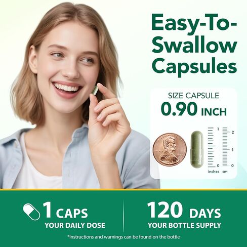 Body Deodorizing Supplement, (120 Capsules) Chlorophyll Capsules for Body Odor, Fresh Breath, Natural Odor Control Chlorophyll Pills for Men & Women,Vegan in Saudi Arabia