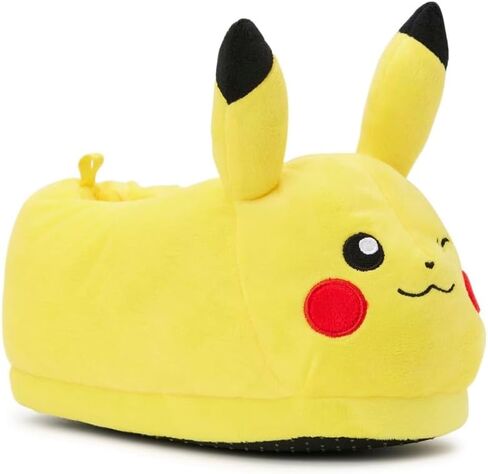 Ground Up Big Kid Pokémon Pikachu 3D Slipper - Size 4 Big Kid, Yellow in Kuwait