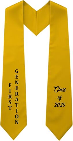 Graduation Stole for Class of 2026, Satin Sash for High School & College Graduates in Saudi Arabia