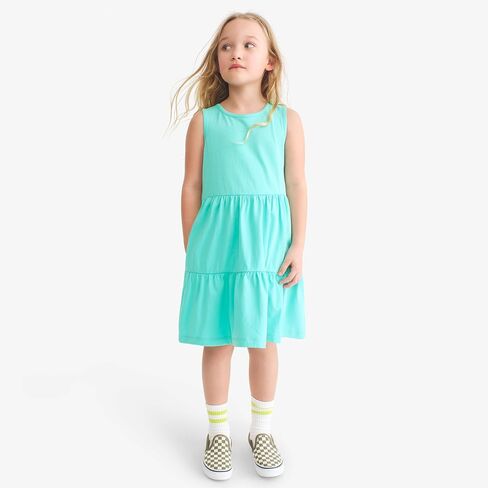 Primary Kids Tiered Cross-Back Tank Dress in Saudi Arabia
