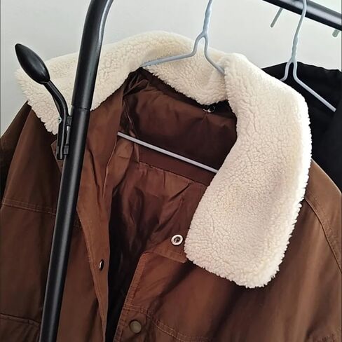 Sherpa Faux Shearling Detachable False Collar Removable Fake Collar for Denim Jacket Coat Winter Warm Accessory in Saudi Arabia
