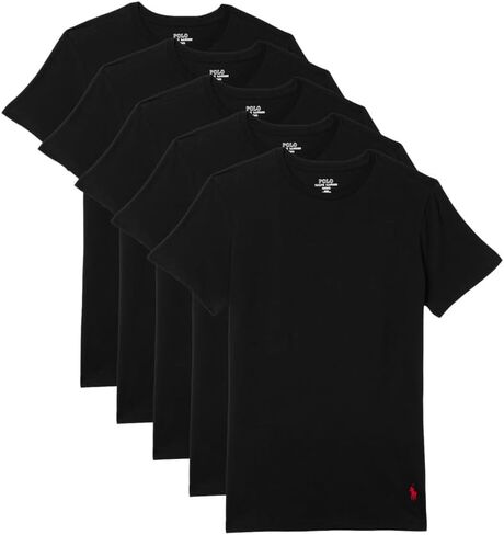 POLO RALPH LAUREN Slim Fit Undershirt w/Wicking 5-Pack Crews in Kuwait
