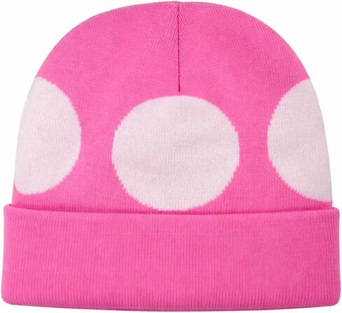 Pink Mushroom Knit Beanie Costume Hat for Womens Mens Adult Spores Cottagecore Cosplay Halloween in Kuwait