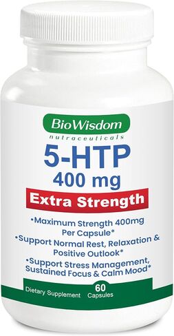 5htp 400mg Capsules Per Vegetarian Pill Extra-Strength Max Dose 5 htp Supplement. Sleep, Positive Outlook, Calmness, Cognition. 1 Pill is 400mg 5-htp Supplement and 2 Pills is 800mg htp5 in Saudi Arabia