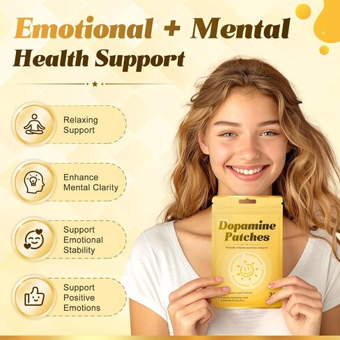 Dopamine Patches, Supports Mood & Emotional Balance for Women and Men-30 Count-M1 in Saudi Arabia