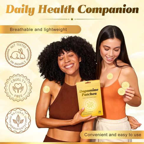 Dopamine Patches, Supports Mood & Emotional Balance for Women and Men-30 Count-M1 in Saudi Arabia