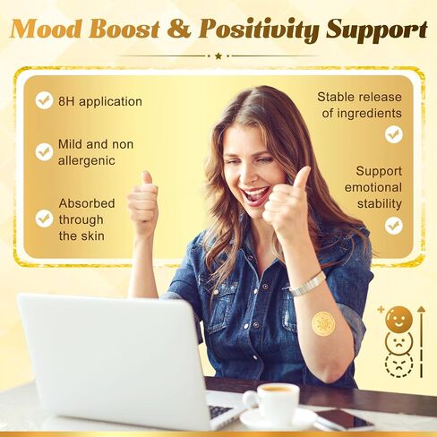 Dopamine Patches, Supports Mood & Emotional Balance for Women and Men-30 Count-M1 in Saudi Arabia