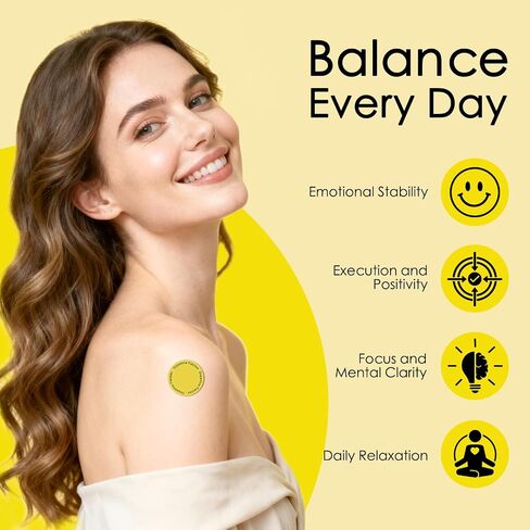 Dopamine Patches, Extra Strength Plant-Based Formula, Vegan Mood Balance Patch for Men and Women, 60 Count in Saudi Arabia