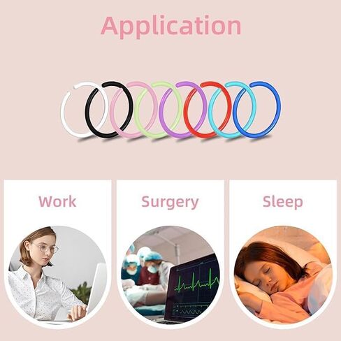 16 PCS Plastic Nose Rings for Surgery, Colored Flexible Noses Ring Hoop, Bioplastic Bendable Clear Nose Studs Nostril Piercing Retainers Jewelry for Women Men in Saudi Arabia
