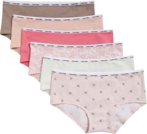 Calvin Klein Girls' Modern Cotton Hipster Underwear 6-pack in Saudi Arabia