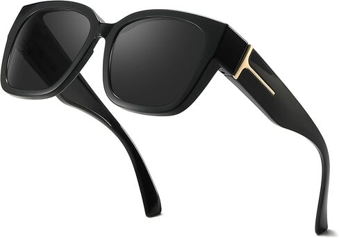FIMILU Polarized Sunglasses Fit Over Glasses for Women, Oversized Square Sunglasses for Driving & Outdoor UV400 Protection in Saudi Arabia