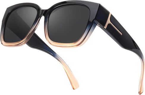 FIMILU Polarized Sunglasses Fit Over Glasses for Women, Oversized Square Sunglasses for Driving & Outdoor UV400 Protection in Saudi Arabia