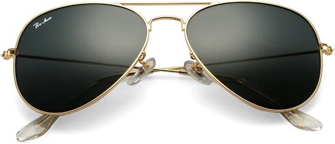 Pro Acme Classic Aviator Sunglasses for Women & Men Glass Lens Metal Frame UV400 Driver Sunglasses in Saudi Arabia