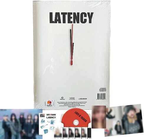 ألبوم LATENCY LATE O' CLOCK الأول المصغر [إصدار الكم] كتاب صور + قرص مضغوط + بطاقة صور + مجموعة بطاقات هوية + ملصق قابل للطي (قل الحب) in Kuwait