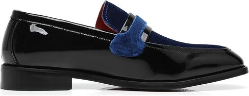 Men's Tuxedo Patent Leather Loafers Dress Wedding Shoes in Saudi Arabia