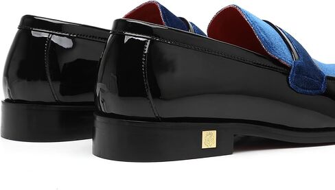 Men's Tuxedo Patent Leather Loafers Dress Wedding Shoes in Saudi Arabia