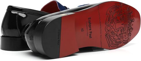 Men's Tuxedo Patent Leather Loafers Dress Wedding Shoes in Saudi Arabia