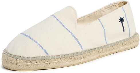 Manebi Men's Canvas Stripe Classic Espadrilles in Kuwait