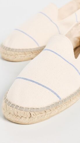 Manebi Men's Canvas Stripe Classic Espadrilles in Kuwait