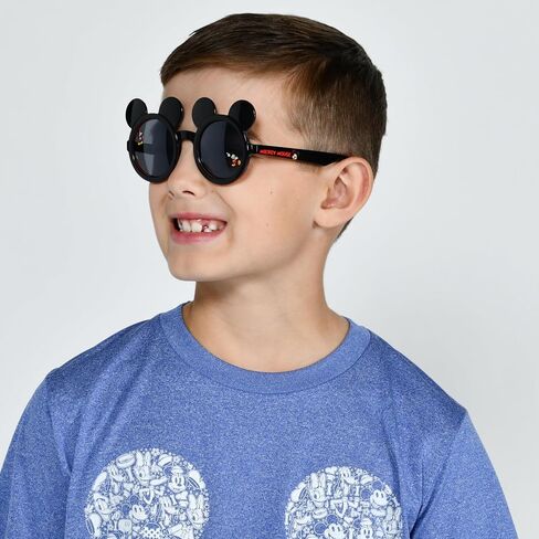 Disney Mickey Inspired Black Round Kids Sunglasses in Kuwait
